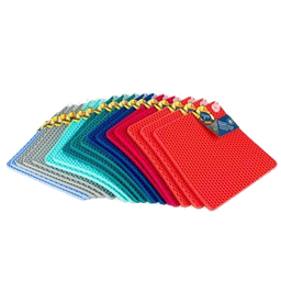 [21302] Core Kitchen Silicone Square Trivet, Pastel