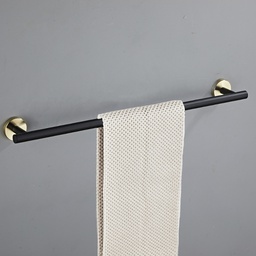 [BA- N22340 RHDTB23784] Royal Homes Towel Bar, Black/ Gold