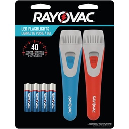 [ROVGPHH21S2] Rayovac LED Flashlight 50 Lm 2AA (2-Pack)