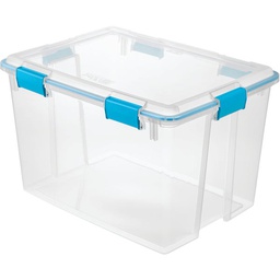 [19384304] Sterilite 80 Qt Gasket Storage Tote 18 x 15.25 x 24 In., Clear