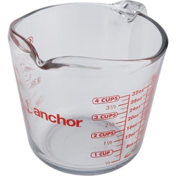 [55178AHG17] Anchor Hocking Measuring Cup 4-Cup Clear Glass