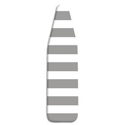 [6880-100-STRPLMA] Whitmor Paloma Ironing Board Cover &amp; Pad, Gray Stripe