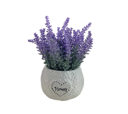 [718-38571] Decore Potted Artificial Flowers