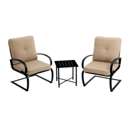 [TJF-P026] Outdoor Expressions 3-Piece Motion Chat Set, Tan
