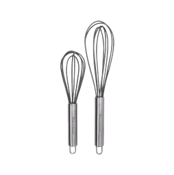 [BS40091] Baker's Secret 2pcs Silicone Whisk Set 8 In. &amp;10 In. (21cm/26cm)
