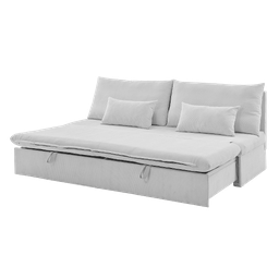 [857-MLM-504740 / 857-MA504740CR] Ideal Furniture Sofa Bed with Storage Drawer, Cream