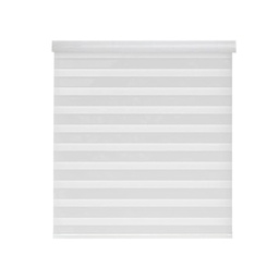 [722-97X127WHITE CHZRB28547]  Classy Homes Zebra Roller Blind 38x50 In., White