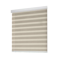 [722-132X127BEIGE CHZRB28551]  Classy Homes Zebra Roller Blind 52x50 In., Beige