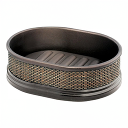 [39080ES] iDesign Twillo Soap Dish, Bronze