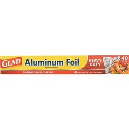 [BBP0492] Glad Heavy-Duty Aluminum Foil 40 Sq. Ft.