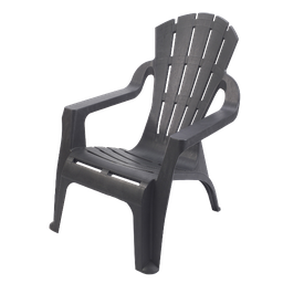 [352430/L230201P24] ProGarden Selva Adirondack Deep Comfort Chair, Anthracite